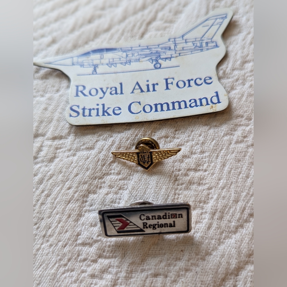 Royal Air Force and Canadian Regional Pins